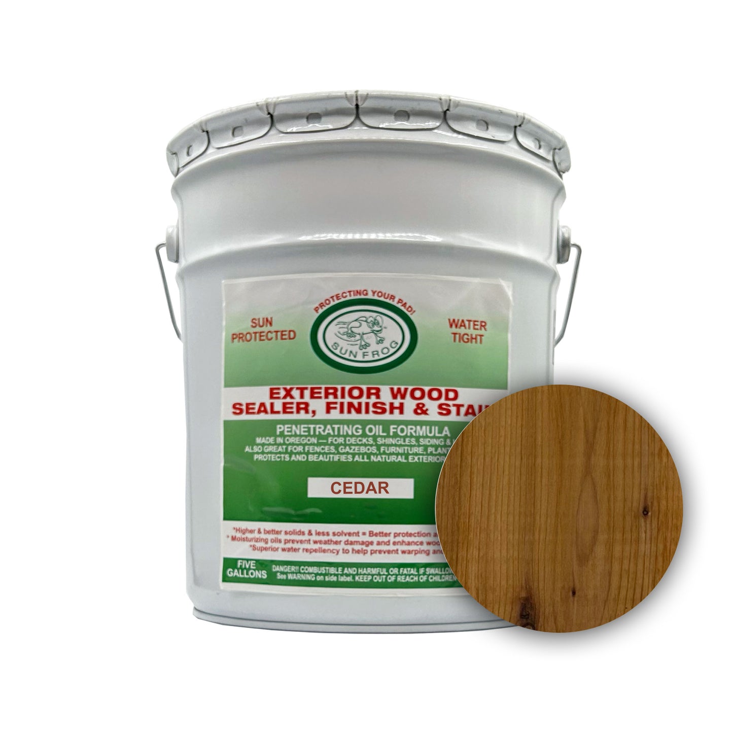 Sun Frog Wood Sealer, Finish & Stain