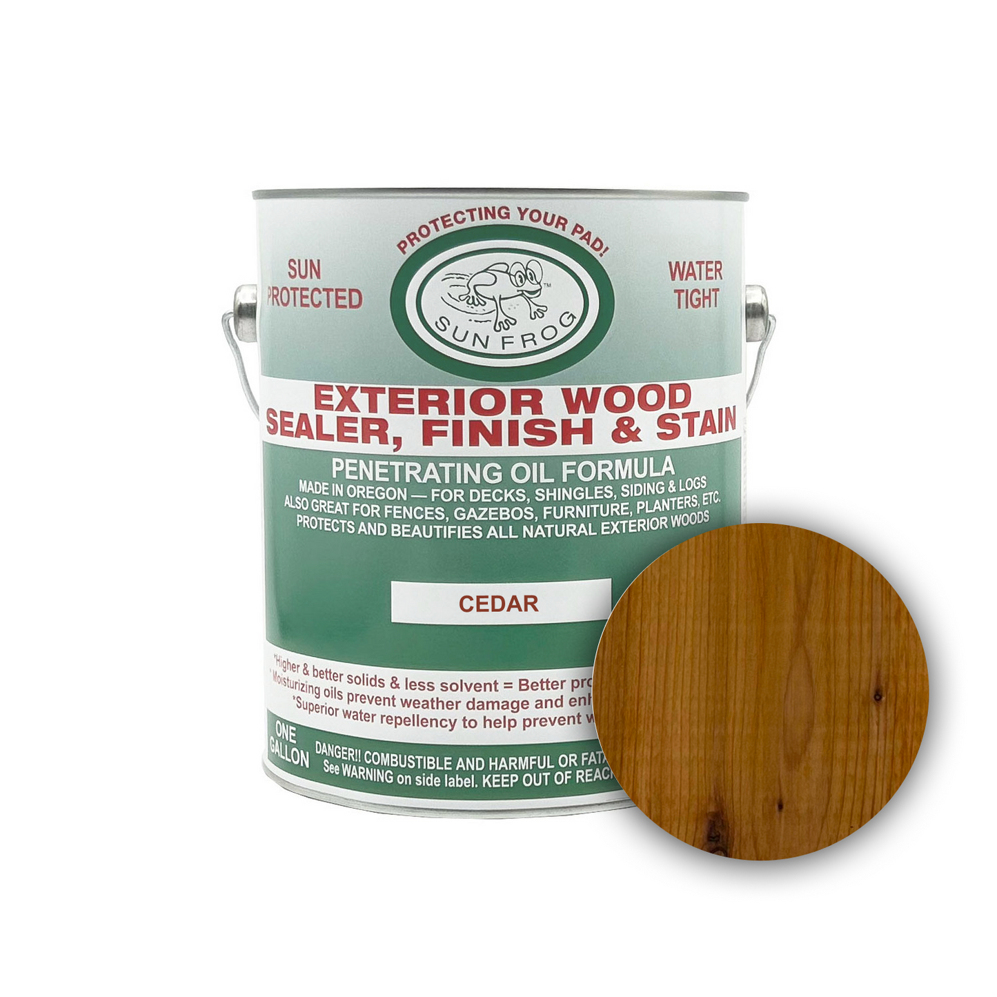 Sun Frog Wood Sealer, Finish & Stain