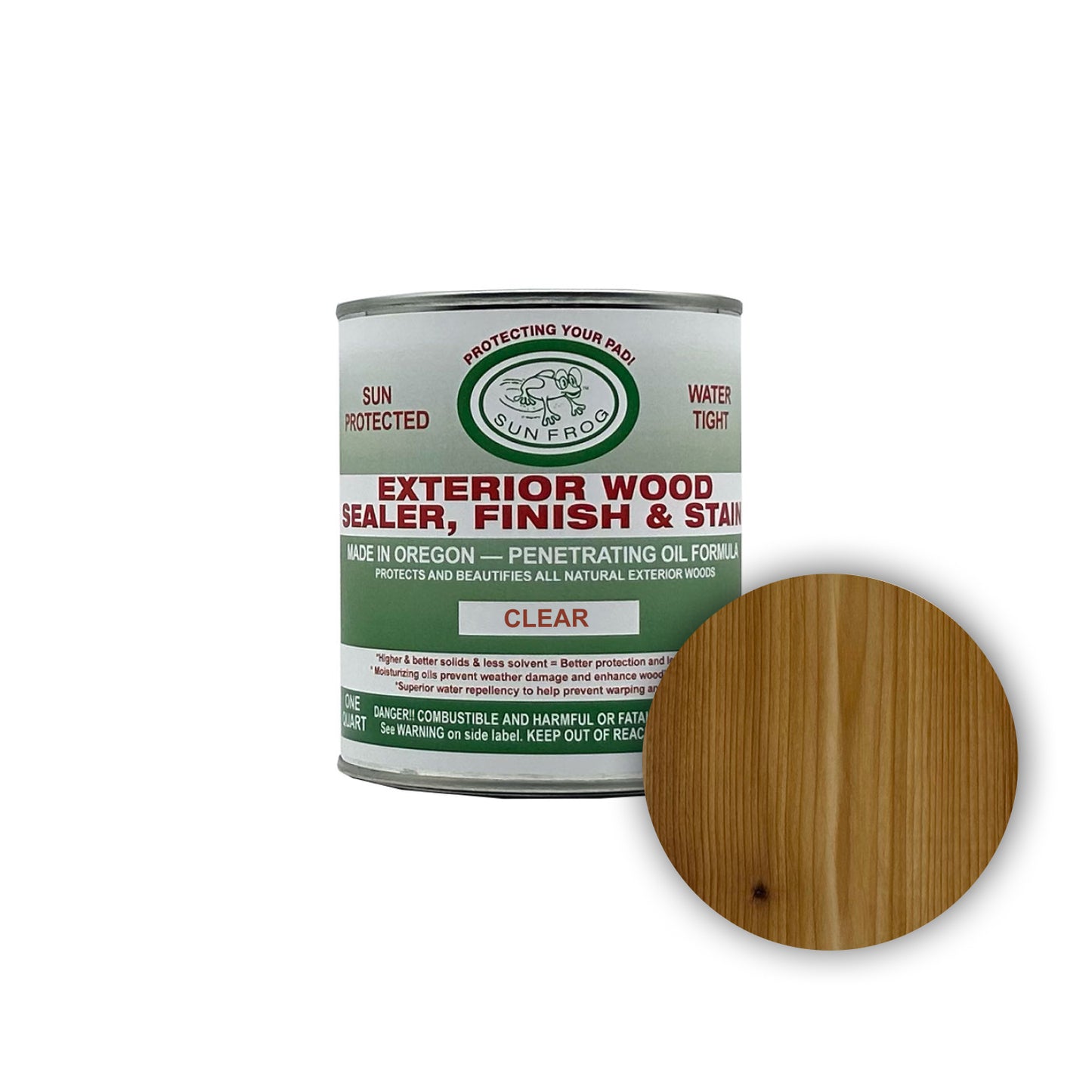 Sun Frog Wood Sealer, Finish & Stain