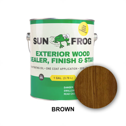 Sun Frog Wood Sealer, Finish & Stain