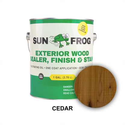 Sun Frog Wood Sealer, Finish & Stain