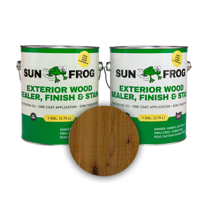 Sun Frog Wood Sealer, Finish & Stain