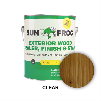 Sun Frog Wood Sealer, Finish & Stain