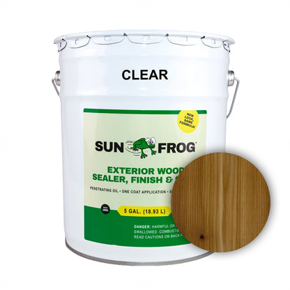 Sun Frog Wood Sealer, Finish & Stain