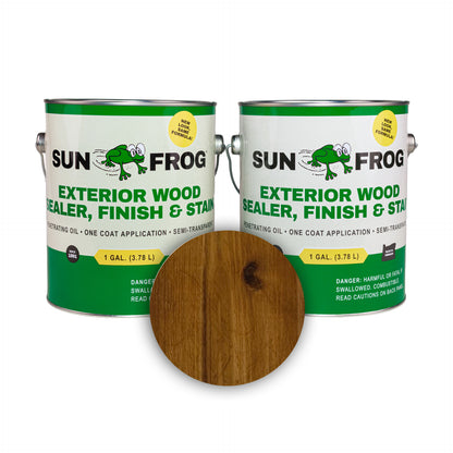 Sun Frog Wood Sealer, Finish & Stain