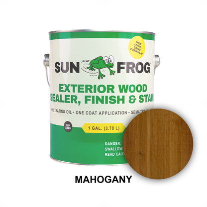 Sun Frog Wood Sealer, Finish & Stain