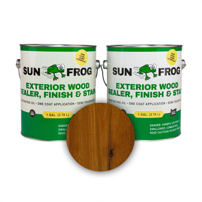 Sun Frog Wood Sealer, Finish & Stain